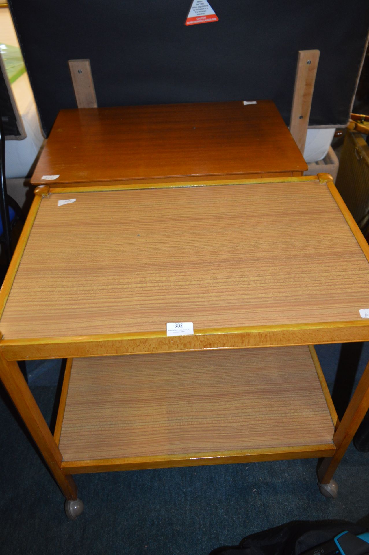 Two Serving Trolley Tables