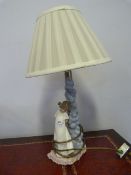 Nao Table Lamp and Shade - Young Girl