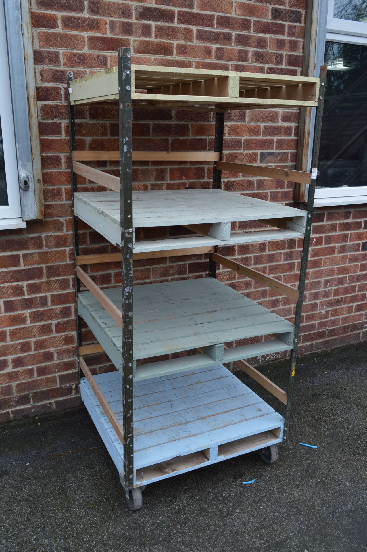 Dexion Framed Pallet Shelf Trolley