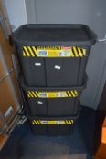 Set of Three Curver Unbreakable Storage Boxes