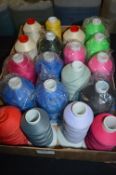 Box Containing Assorted Polyester Threads