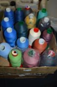 Box of Assorted Polyester Threads