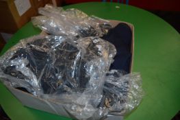 Box Containing 50 Assorted Items; Stretch Trousers, Net Tops, Ladies Fashion Tops, etc.