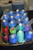 Box Containing Assorted Polyester Threads