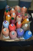 Box Containing Assorted Polyester Threads