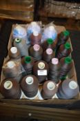 Approximately 20 Rolls of Mixed Polyester Threads