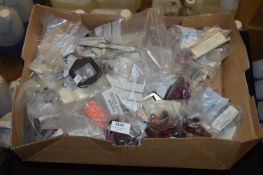 Box of Assorted Buttons and Fastenings