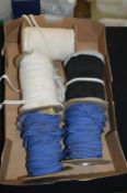 Five Rolls of Elasticated Lingerie Trim