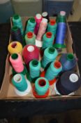 Approximately 20 Rolls of Mixed Polyester Threads