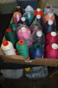 Box Containing Assorted Polyester Threads