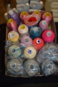 Twenty Cones of Assorted Polyester Threads