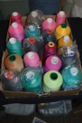 Twenty Rolls of Mixed Polyester Thread