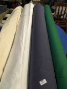 Four Rolls of DNK Fabric Assorted Colours and Lengths