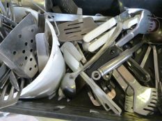 *Box of Kitchen Utensils and Cutlery