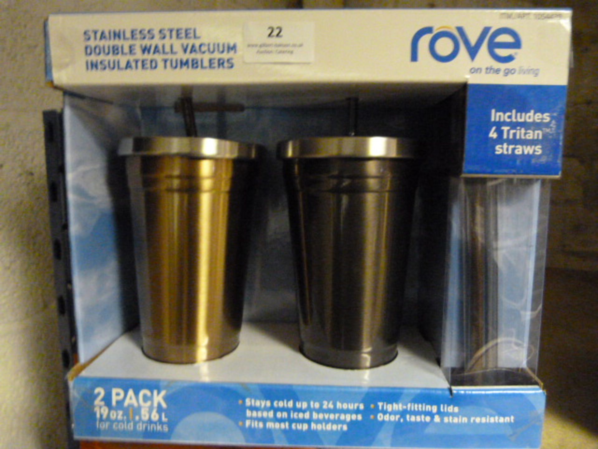 *Two Rove Stainless Steel Insulated Cups