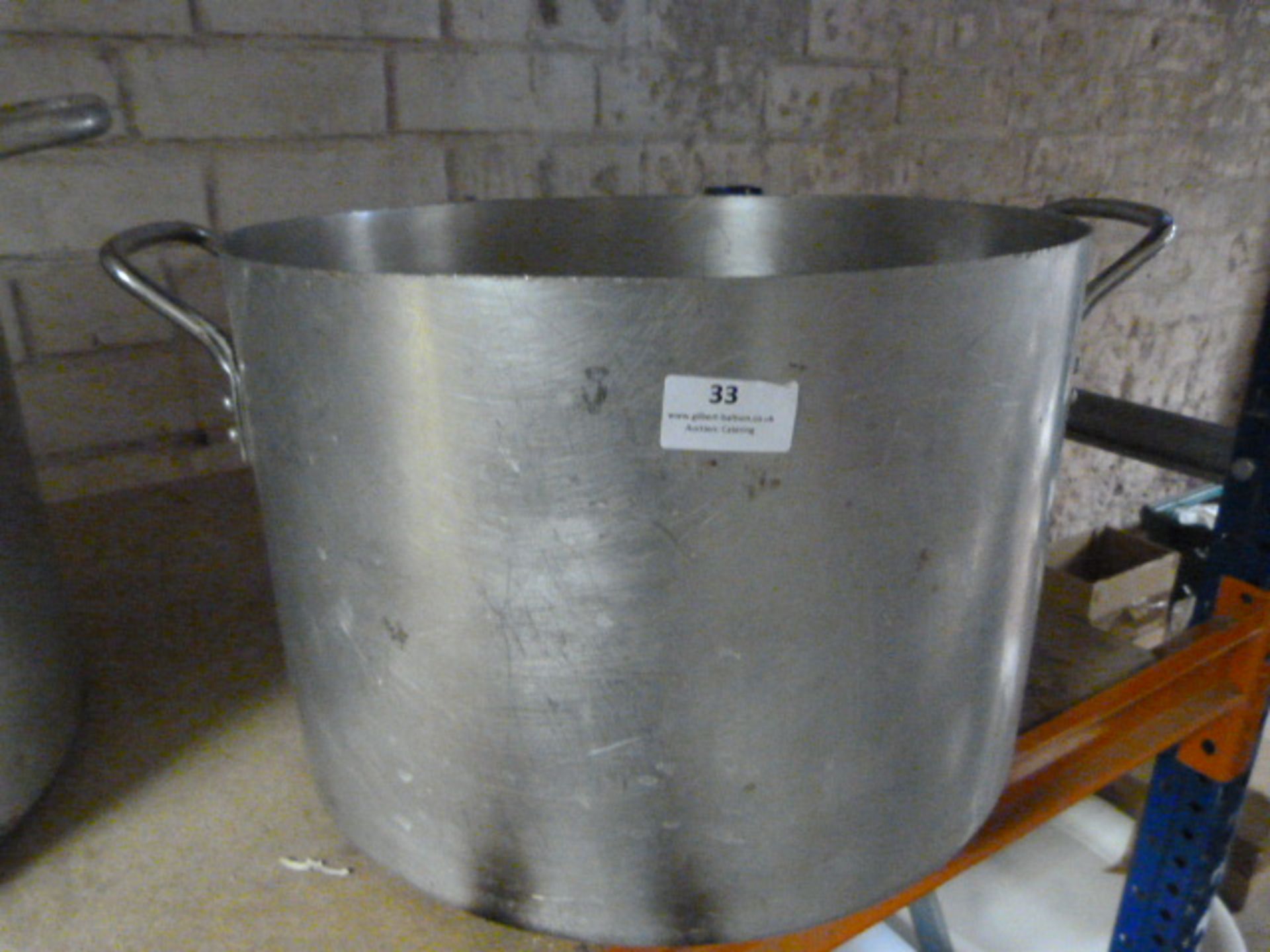 *Large 14" Twin Handled Aluminium Saucepan