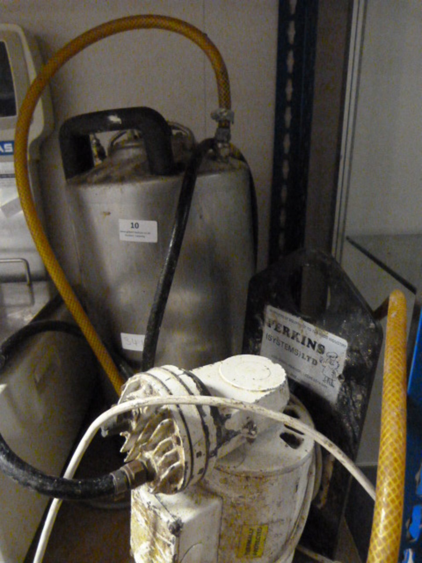 *Stainless Steel Pressure Vessel and a Compressor