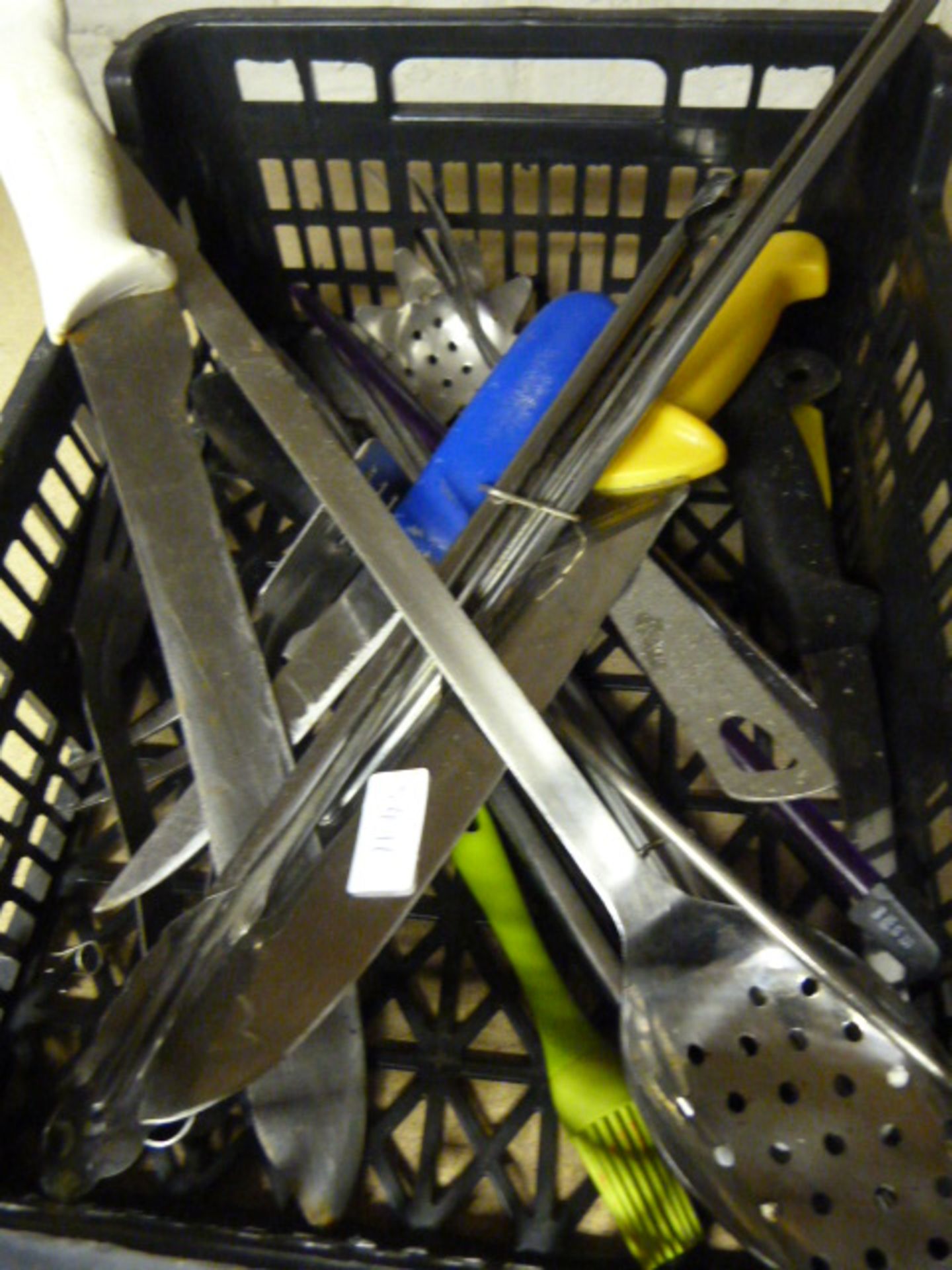 *Basket of Assorted Butchers Tools