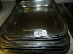Seventeen Stainless Steel Dishes