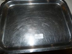 *Five Stainless Steel Trays