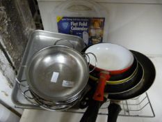 *Mixed Catering Items; Balti Dishes, Frying Pans,