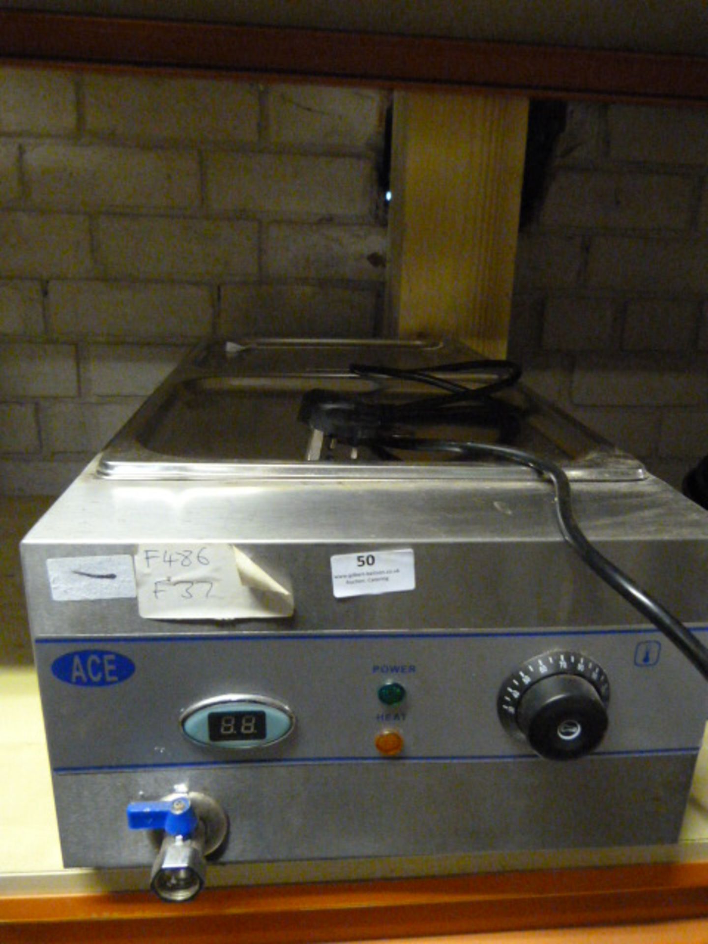 *Wet Well Two Pot Bain Marie with Digital Display