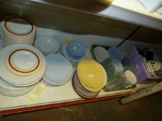 *Collection of Assorted Plates, Glassware, etc.