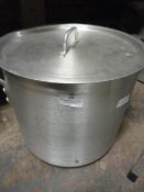 Tall Twin Handle Aluminium Sauce Pan with Cover
