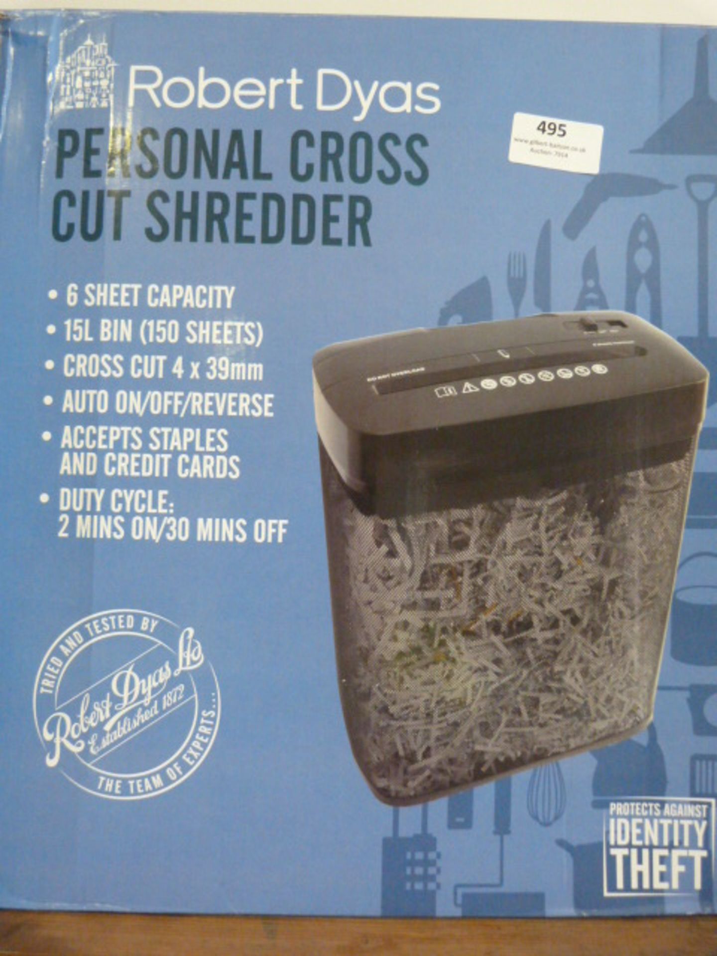 *Personal Cross Cut Shredder