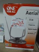 *One for All Amplified Indoor Aerial