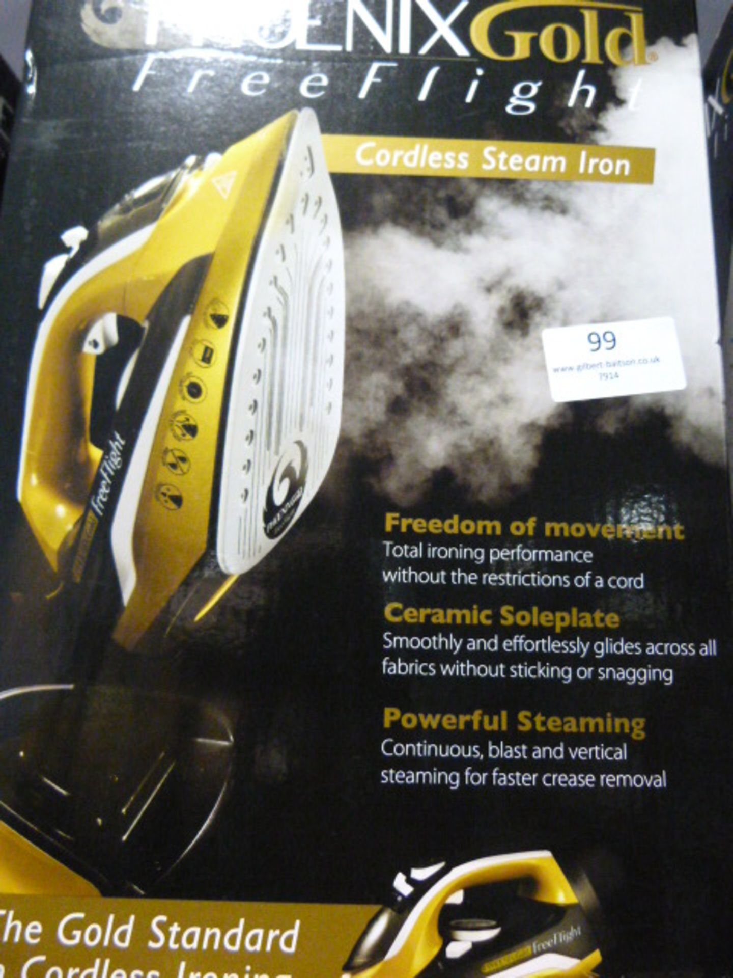 *Phoenix Gold Freefligh Cordless Steam Iron