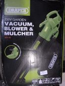 *Draper 230V Garden Vacuum/Blower/Mulcher