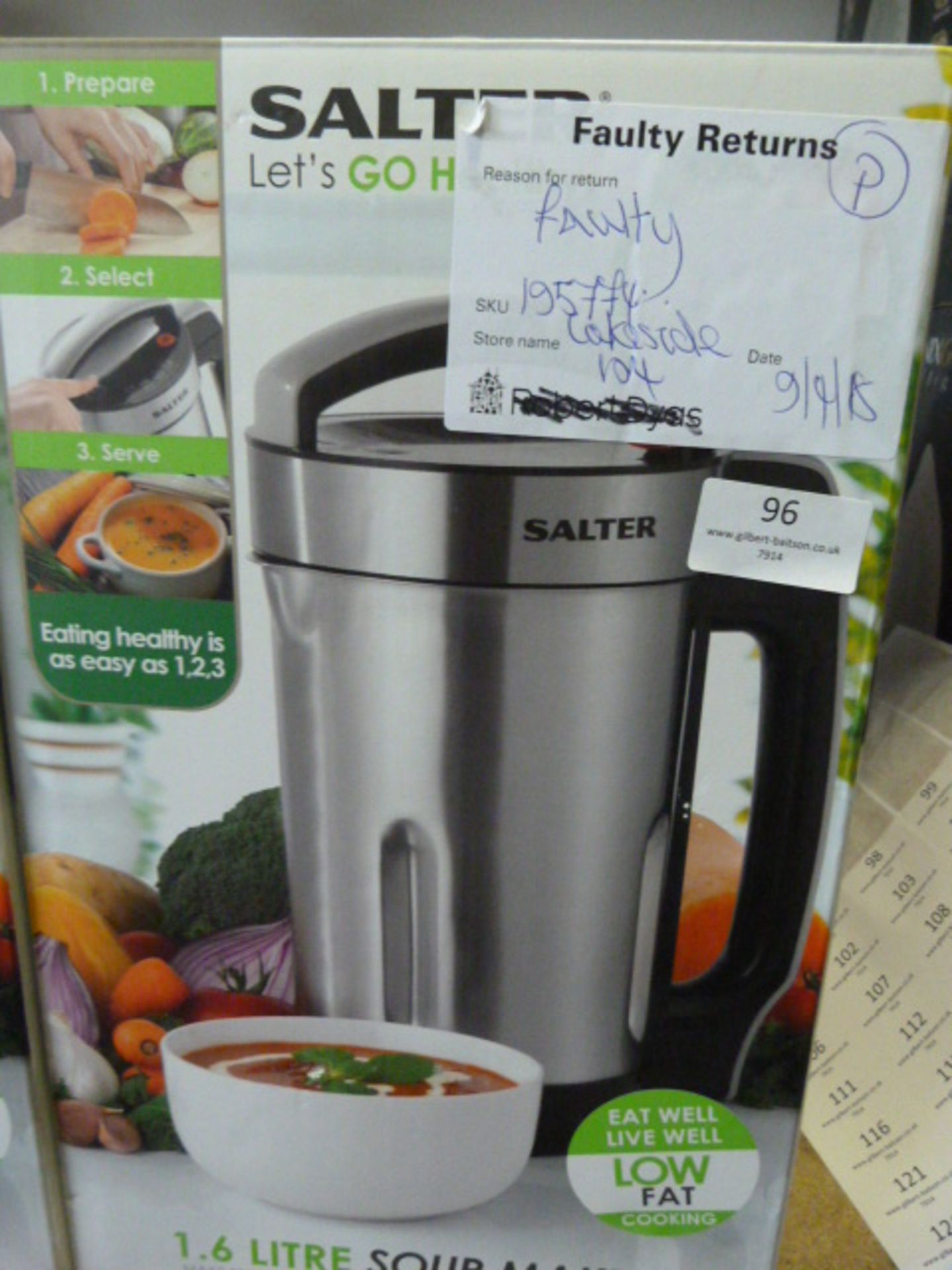 *Salter "Let's Go Healthy" Soup Maker