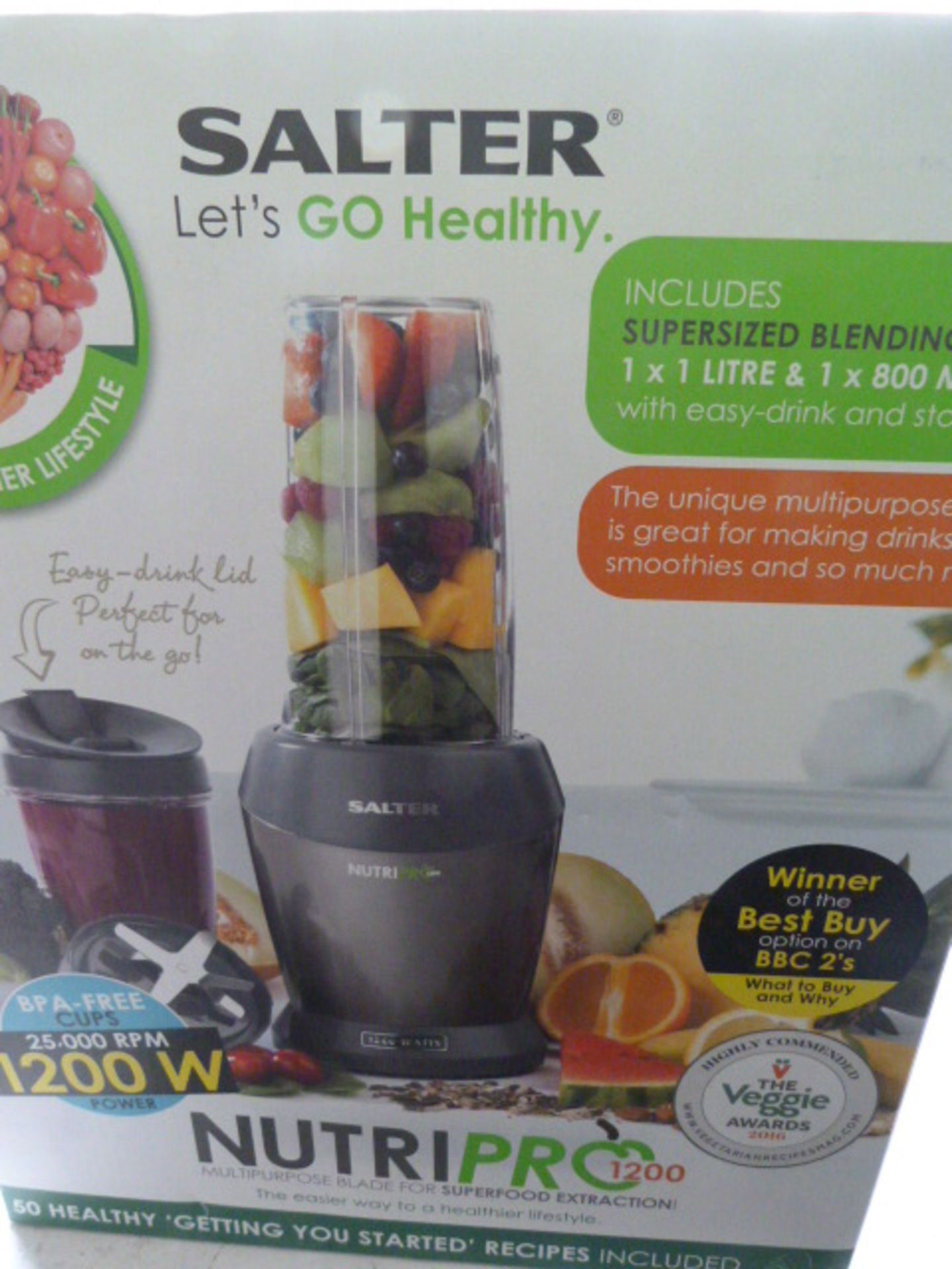 *Salter Lets go Healthy Nutrapro 1200 Blender