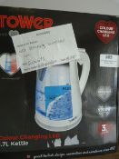 *Tower 1.7L Colour Changing Kettle