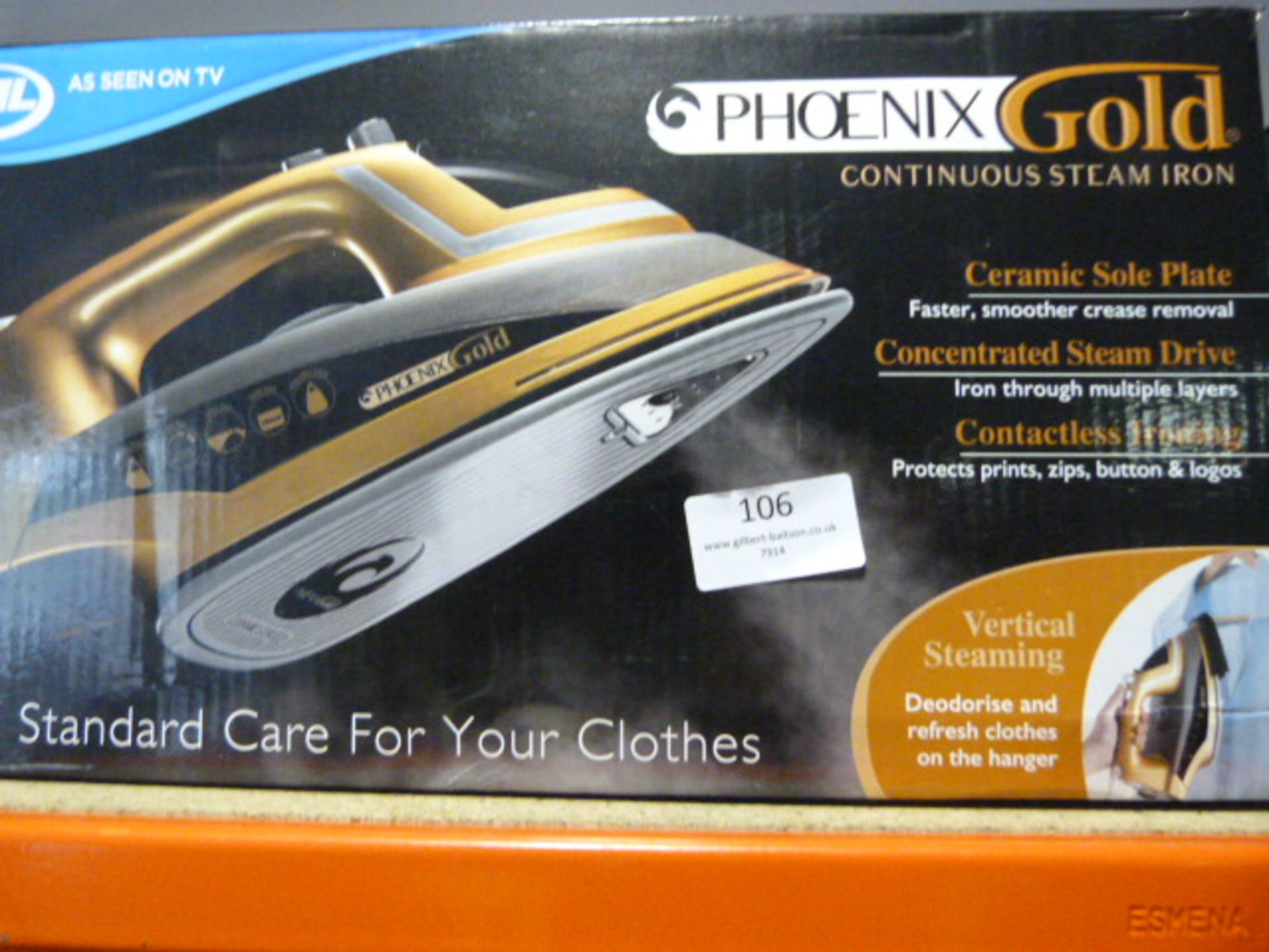 *Phoenix Gold Continuous Steam Iron