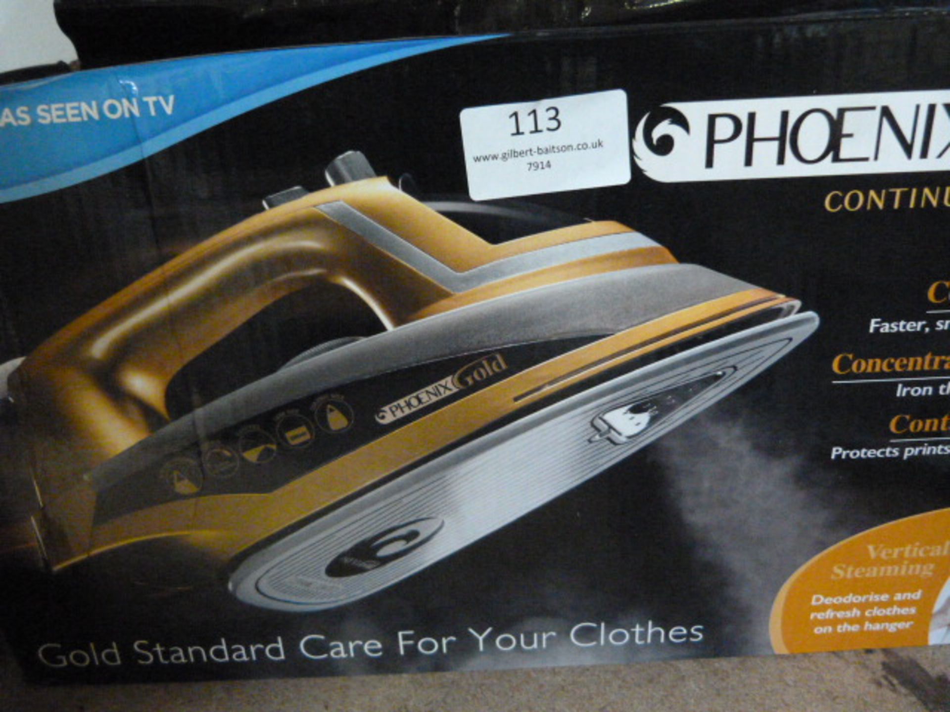 *Phoenix Gold Continuous Steam Iron