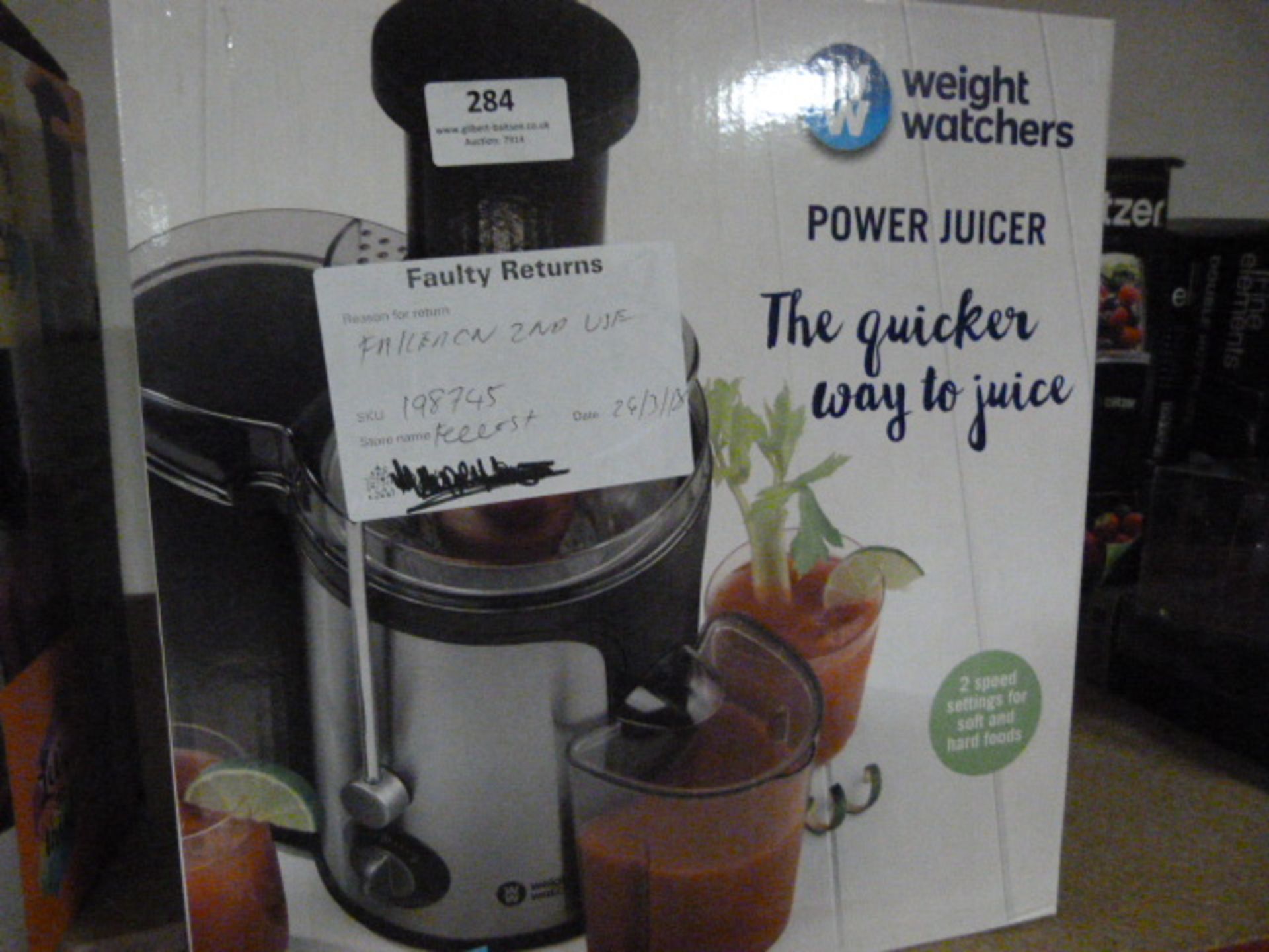 *Weight Watchers Power Juicer