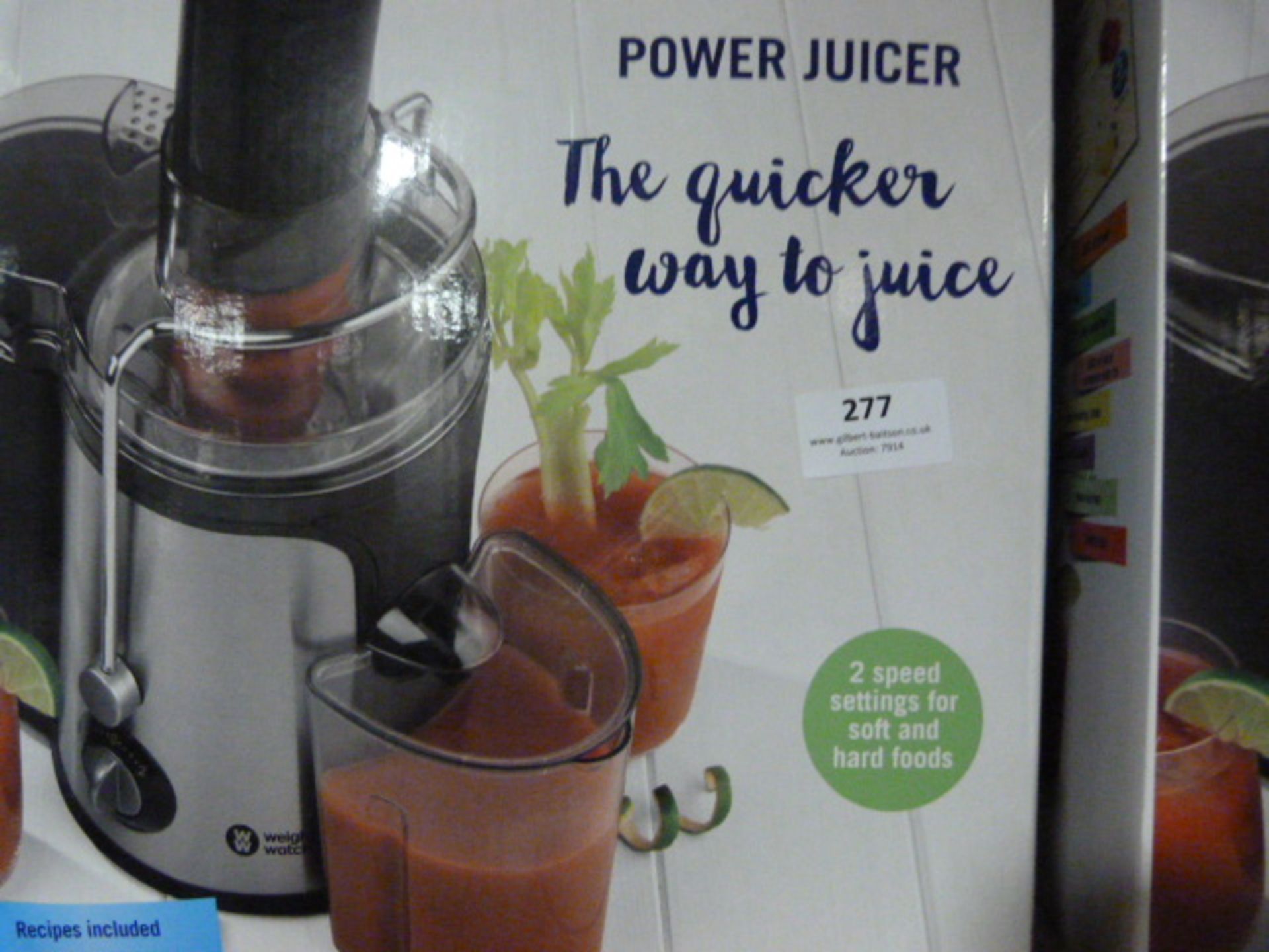 *Weight Watchers Power Juicer