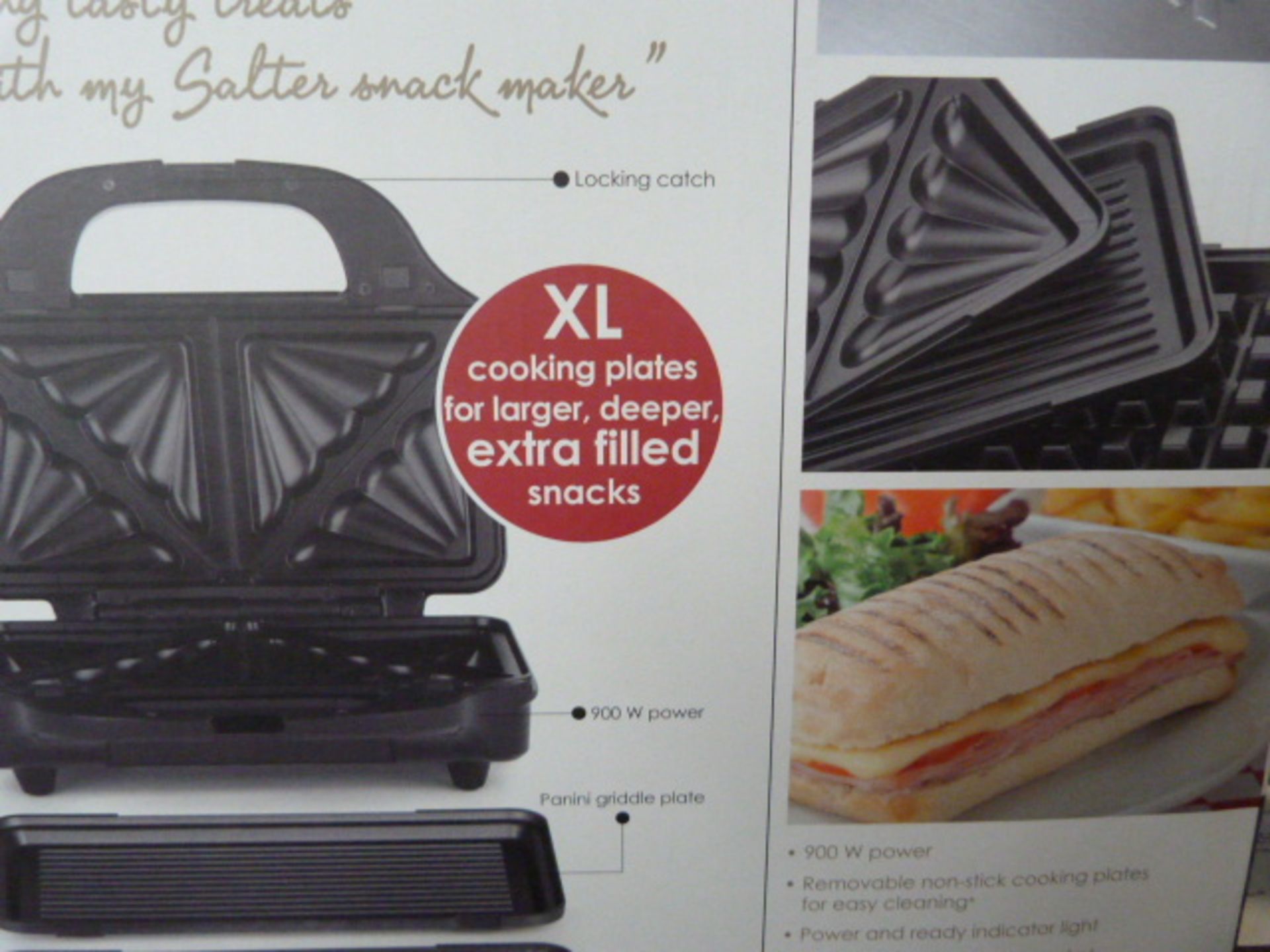 *Salter XL 3-in-1 Snack Maker