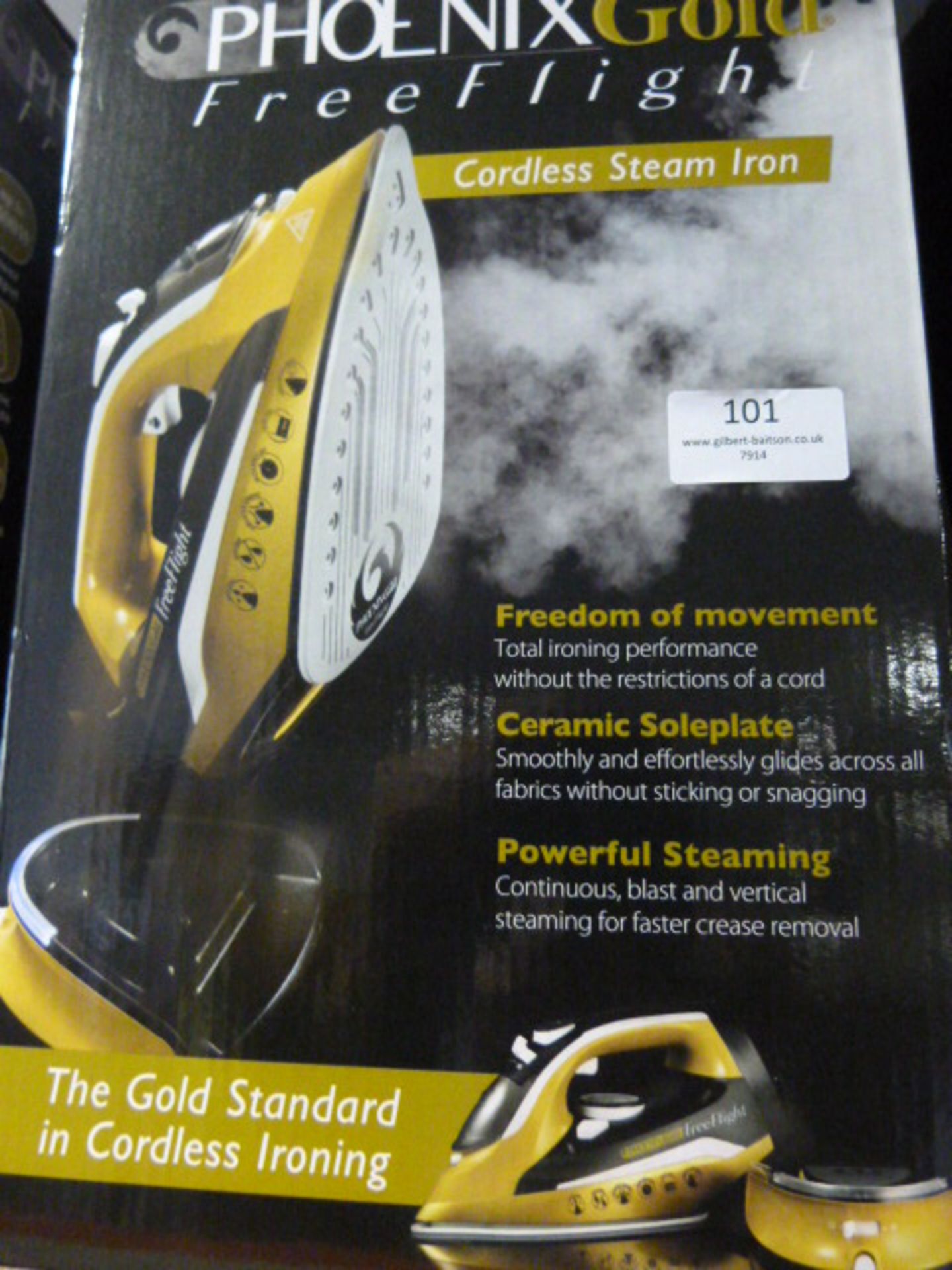 *Phoenix Gold Freefligh Cordless Steam Iron