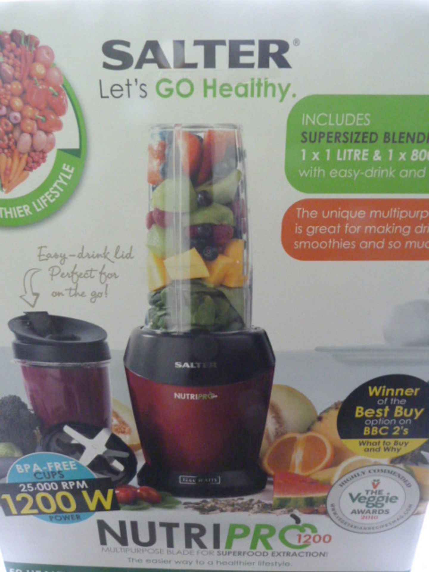 *Salter Lets go Healthy Nutrapro 1200 Blender