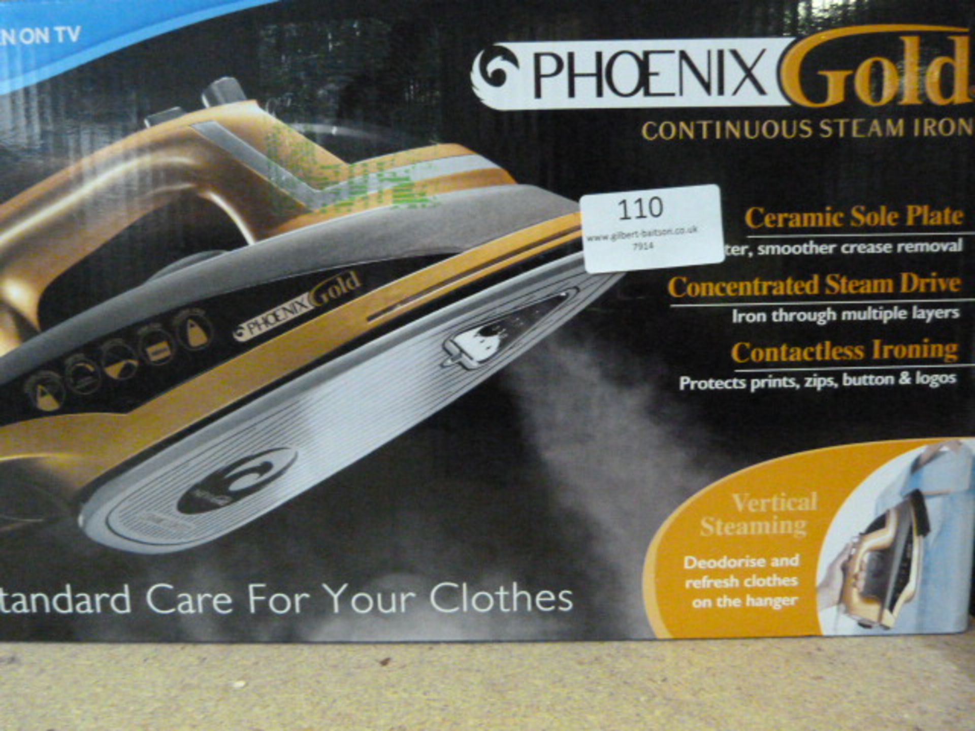 *Phoenix Gold Continuous Steam Iron