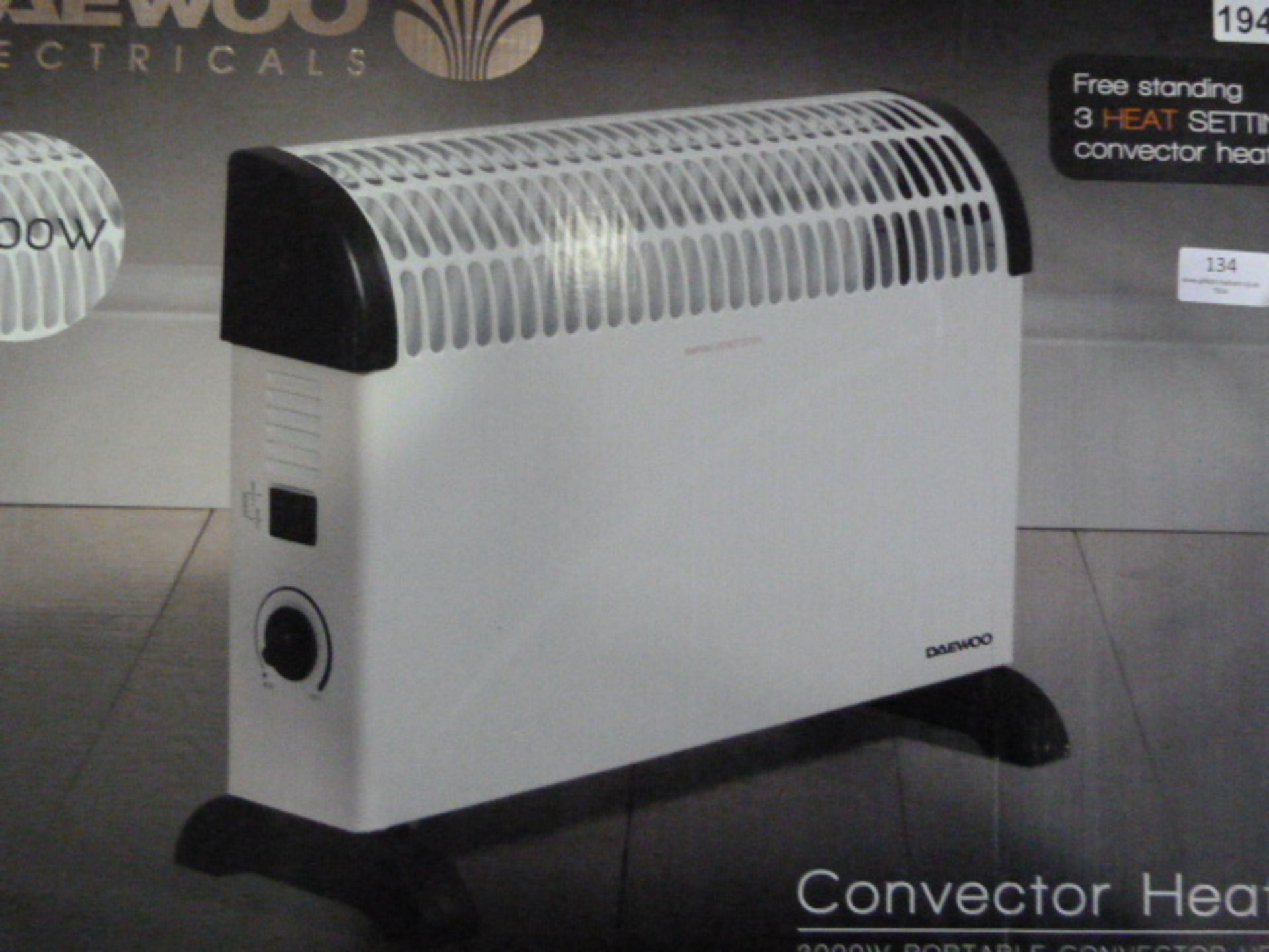 *Daewoo 2000W Portable Convector Heater