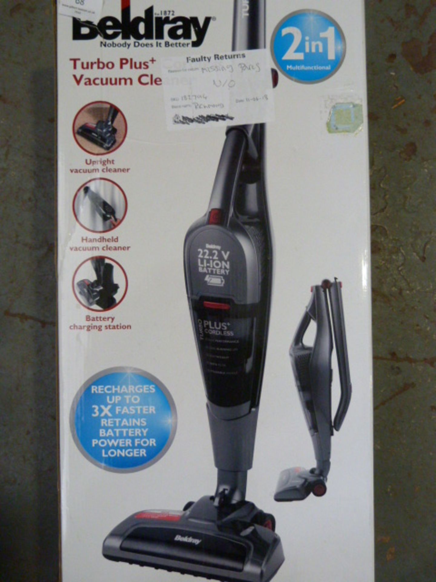 *Beldray Turbo Plus Vacuum