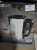 *Daewoo 1.7L Contemporary Kettle with Illuminated