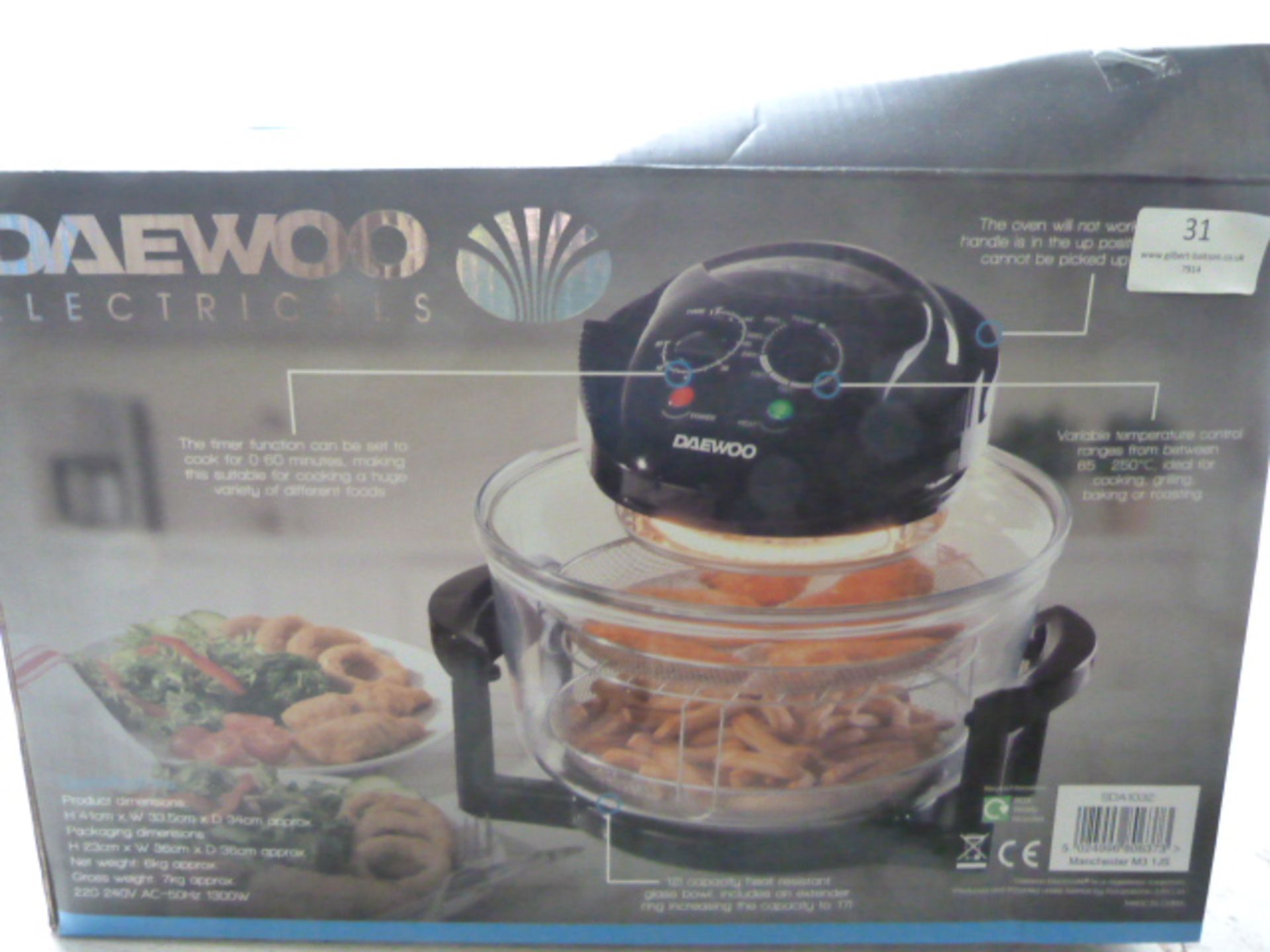 *Daewoo Electronics Halogen Air Fryer