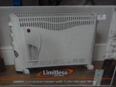 *Limitless 2000W Convection Heater with Turbo Fan