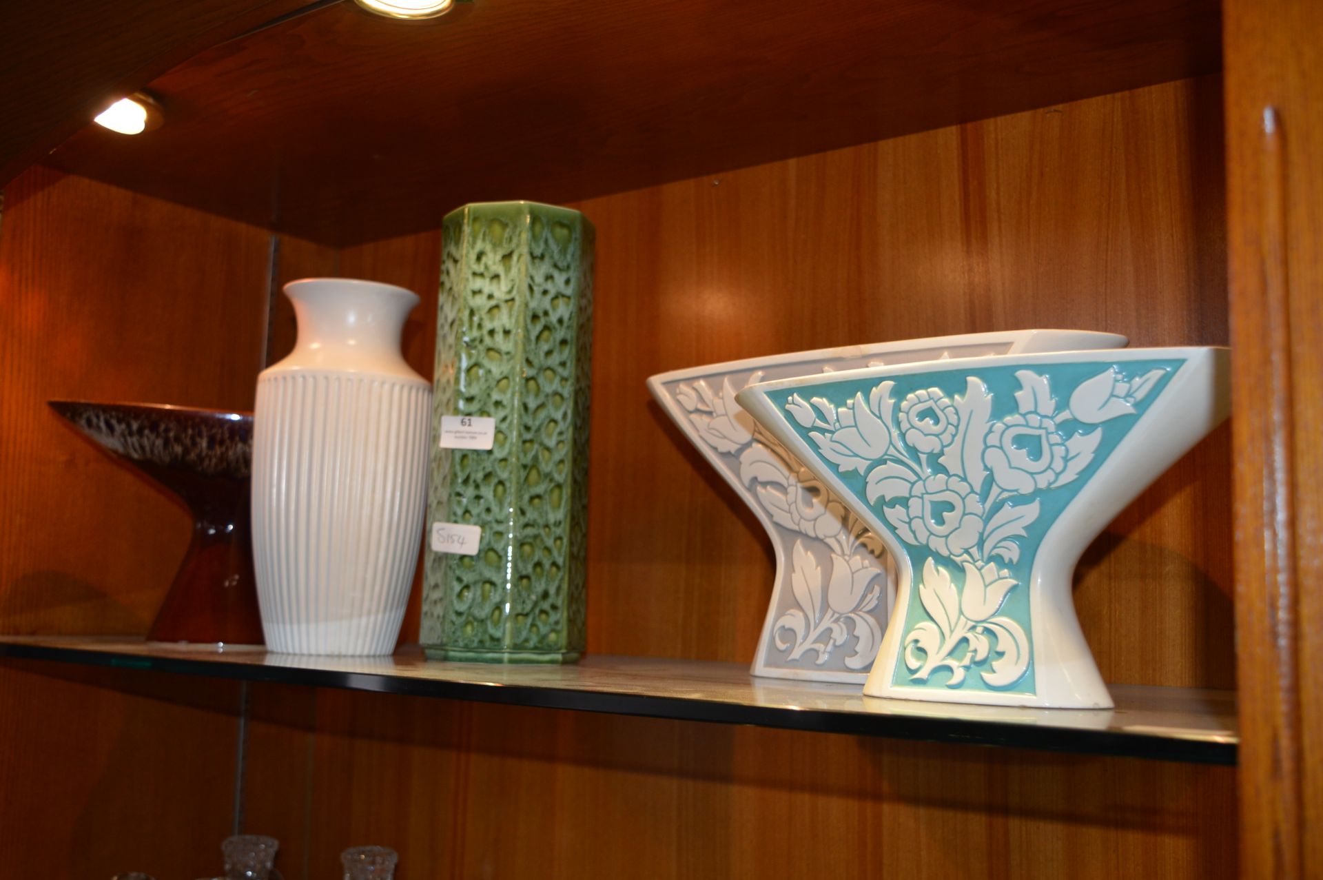Collection of Hornsea and Withernsea Pottery Vases