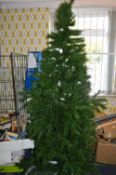 Large Christmas Tree and a White Fibre Optic Chris